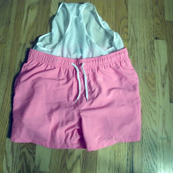 ASOS pink swim bottom trunks-unisex-large - Picture 2 of 11